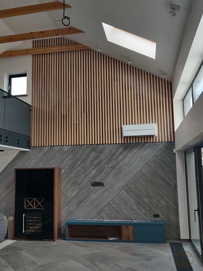 Декор стін вертикальними рейками - Київ | ZenWood