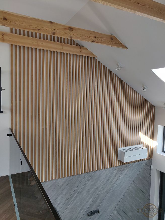 Декор стін вертикальними рейками - Київ | ZenWood