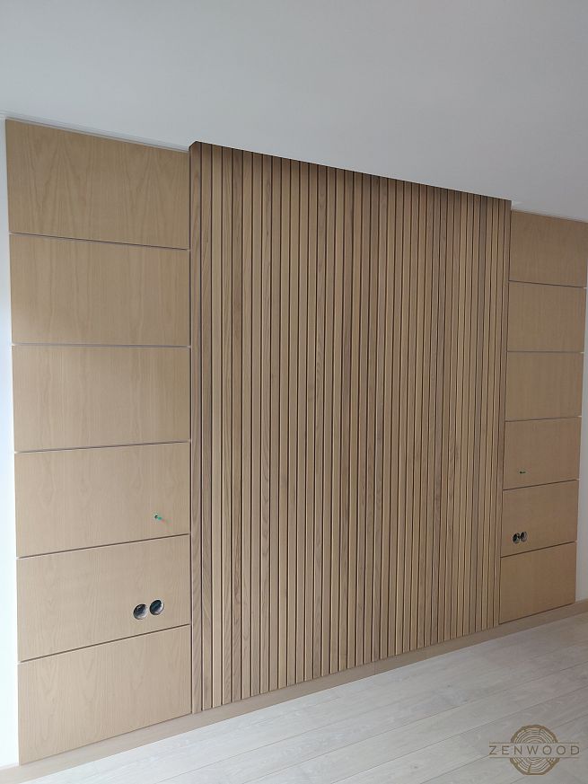 Декор стін вертикальними рейками - Київ | ZenWood