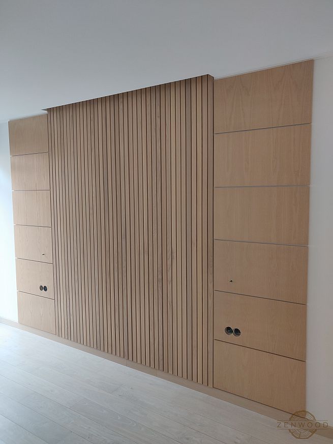 Декор стін вертикальними рейками - Київ | ZenWood