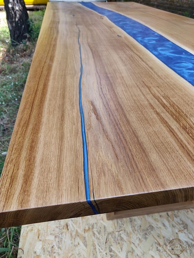 Столи з епоксидної смоли і дерева - Київ | ZenWood