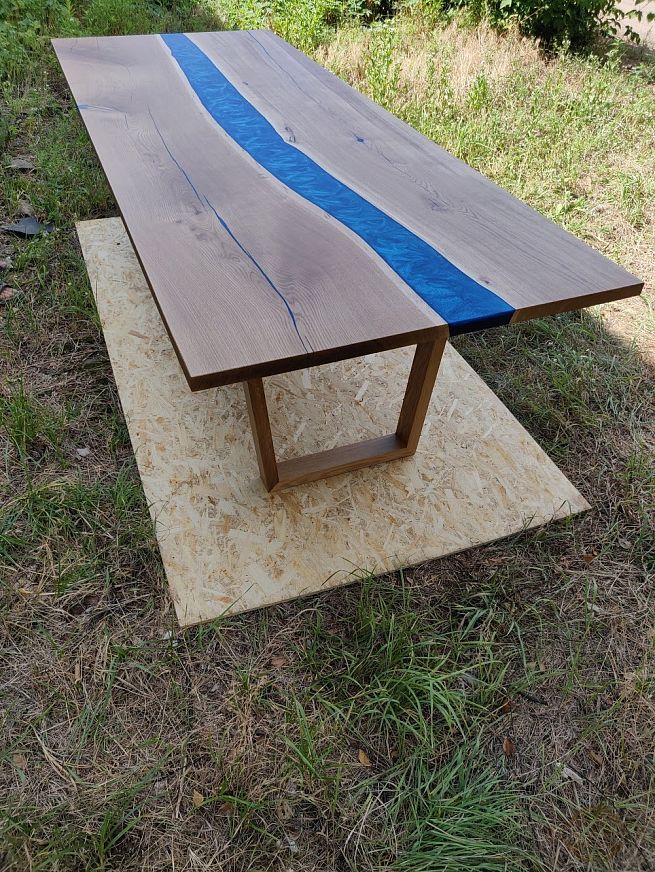 Столи з епоксидної смоли і дерева - Київ | ZenWood