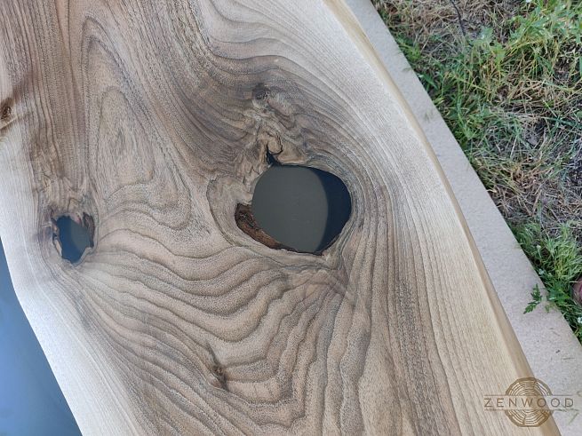 Столи з епоксидної смоли і дерева - Київ | ZenWood