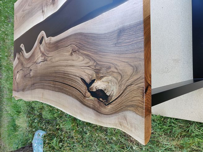 Столи з епоксидної смоли і дерева - Київ | ZenWood