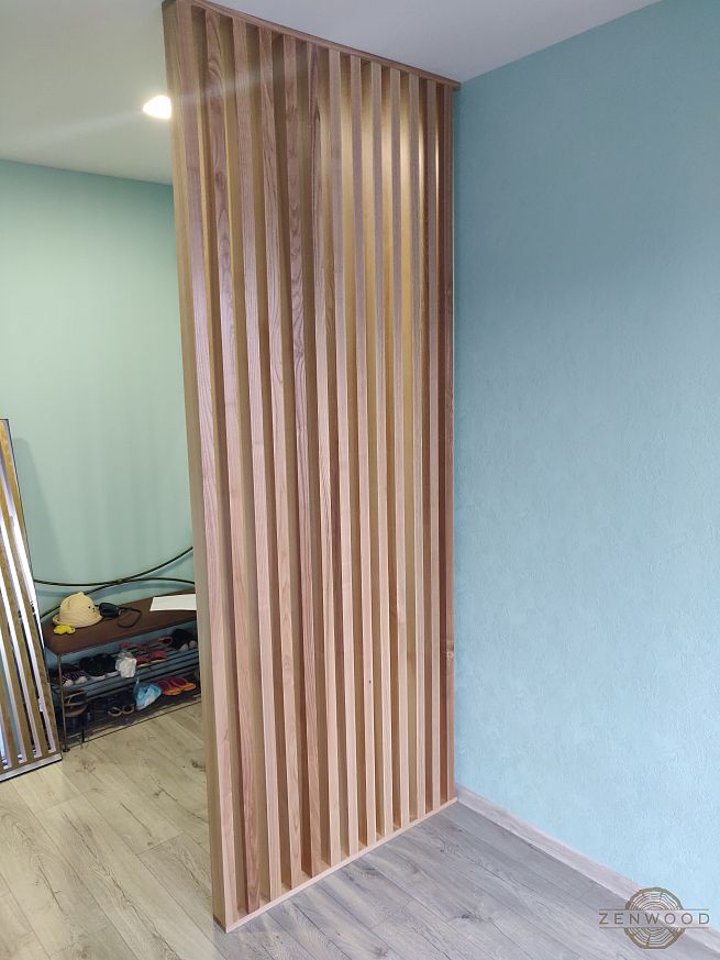 Перегородка зонування вертикальним брусом - Київ | ZenWood