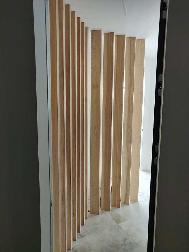 Перегородка зонування вертикальним брусом - Київ | ZenWood