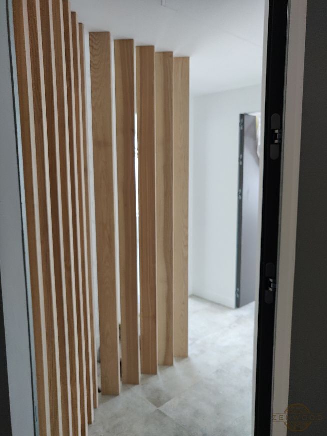 Перегородка зонування вертикальним брусом - Київ | ZenWood