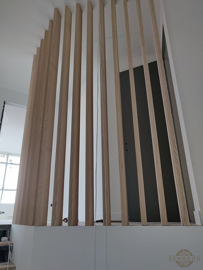 Перегородка зонування вертикальним брусом - Київ | ZenWood