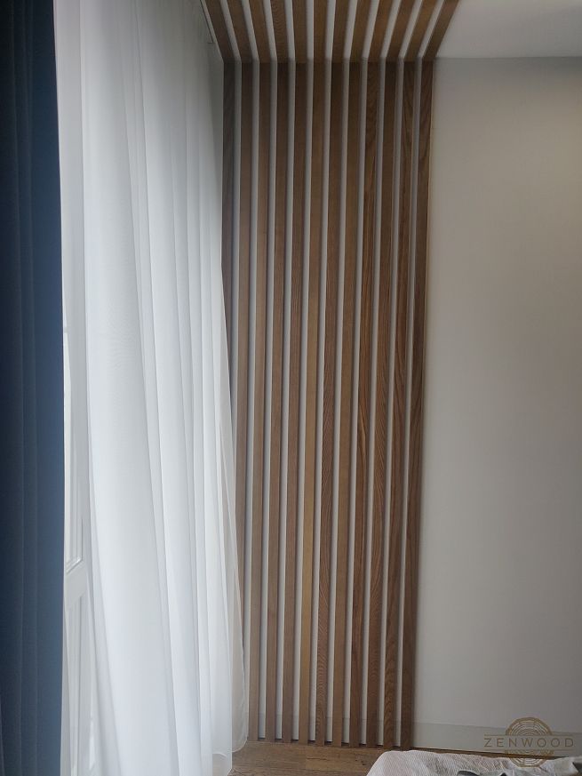 Декор стін вертикальними рейками - Київ | ZenWood