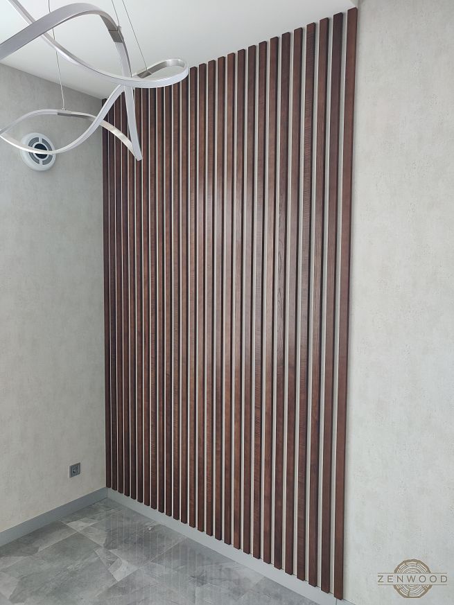 Декор стін вертикальними рейками - Київ | ZenWood