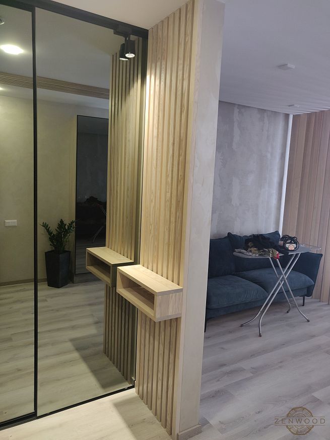 Декор стін вертикальними рейками - Київ | ZenWood