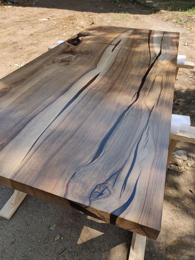 Столи з епоксидної смоли і дерева - Київ | ZenWood