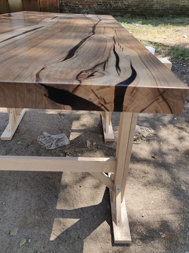 Столи з епоксидної смоли і дерева - Київ | ZenWood