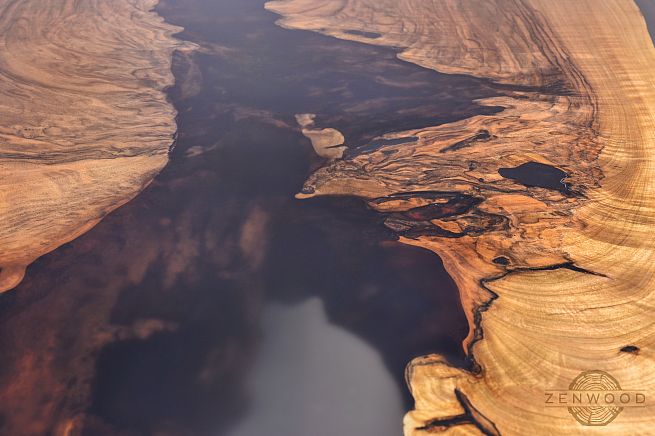 Столи з епоксидної смоли і дерева - Київ | ZenWood