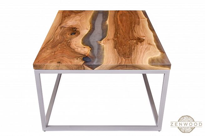 Столи з епоксидної смоли і дерева - Київ | ZenWood