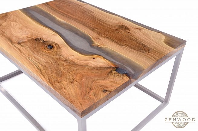 Столи з епоксидної смоли і дерева - Київ | ZenWood