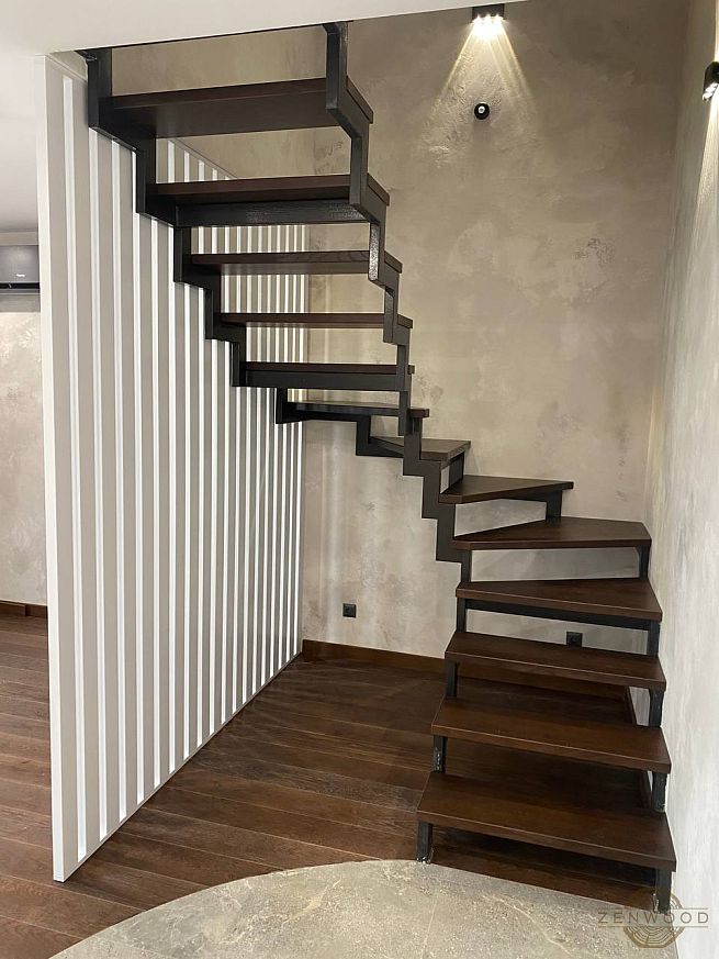 Дерев'яні сходи та східці - Київ | ZenWood