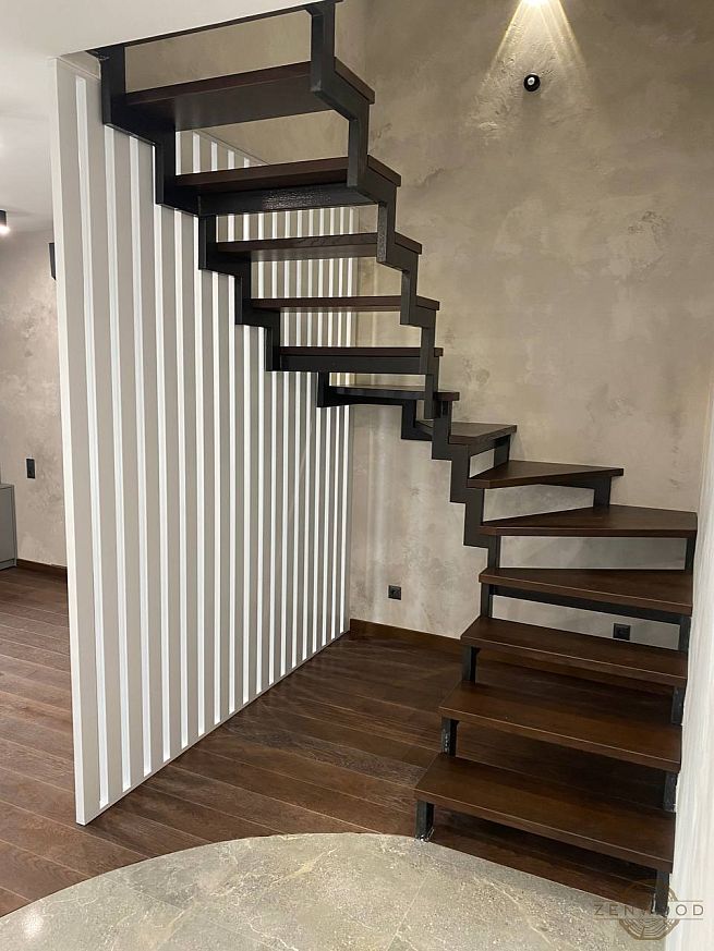 Дерев'яні сходи та східці - Київ | ZenWood