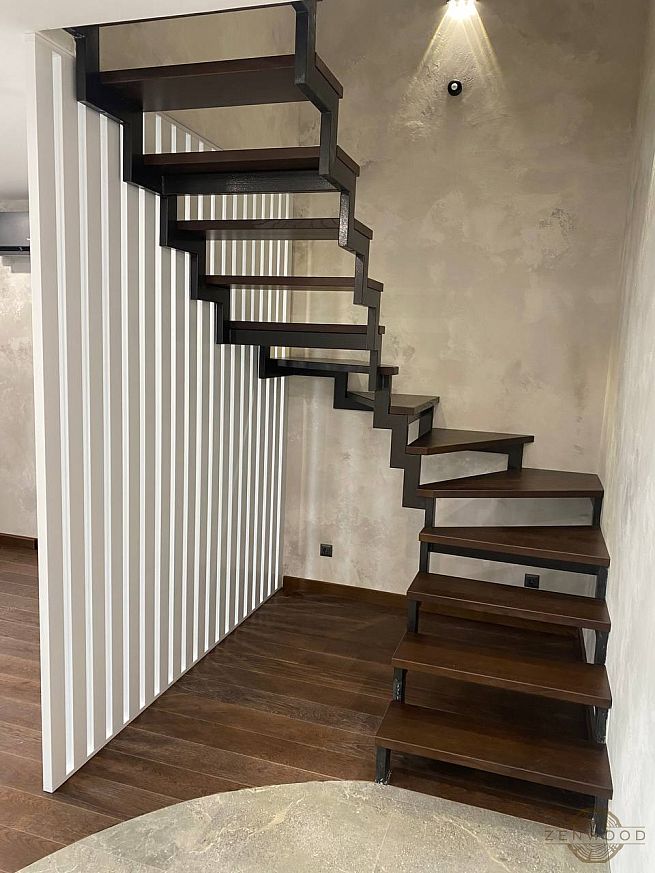 Дерев'яні сходи та східці - Київ | ZenWood