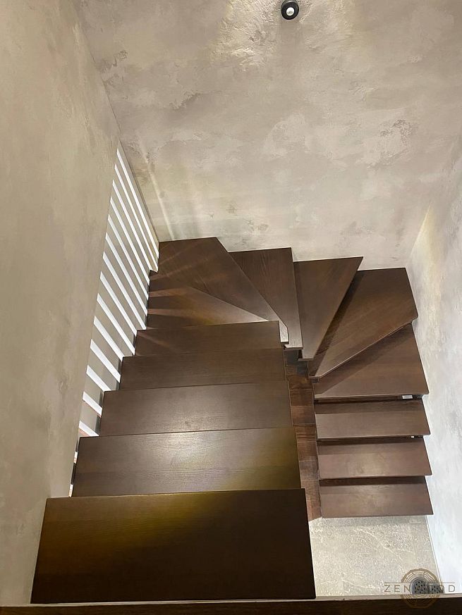 Дерев'яні сходи та східці - Київ | ZenWood